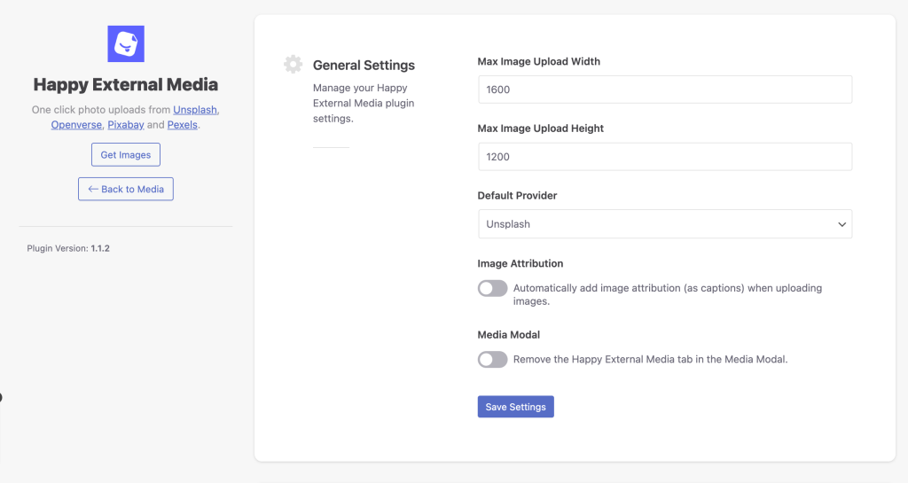 General Settings
