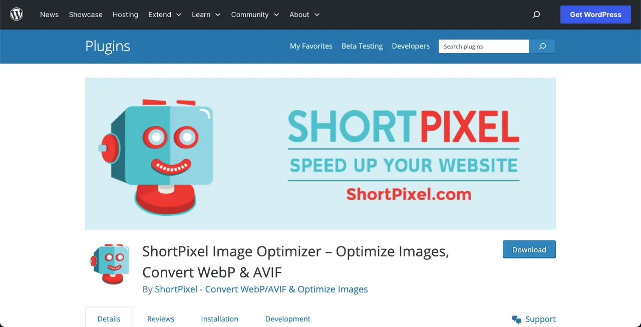 ShortPixel Image Optimizer – Optimize Images, Convert WebP & AVIF