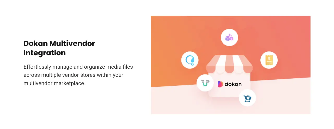 Real Media Library vs HappyMedia: Choosing the Best WordPress Media Library Manager 6 HappyMedia Compatible with Dokan